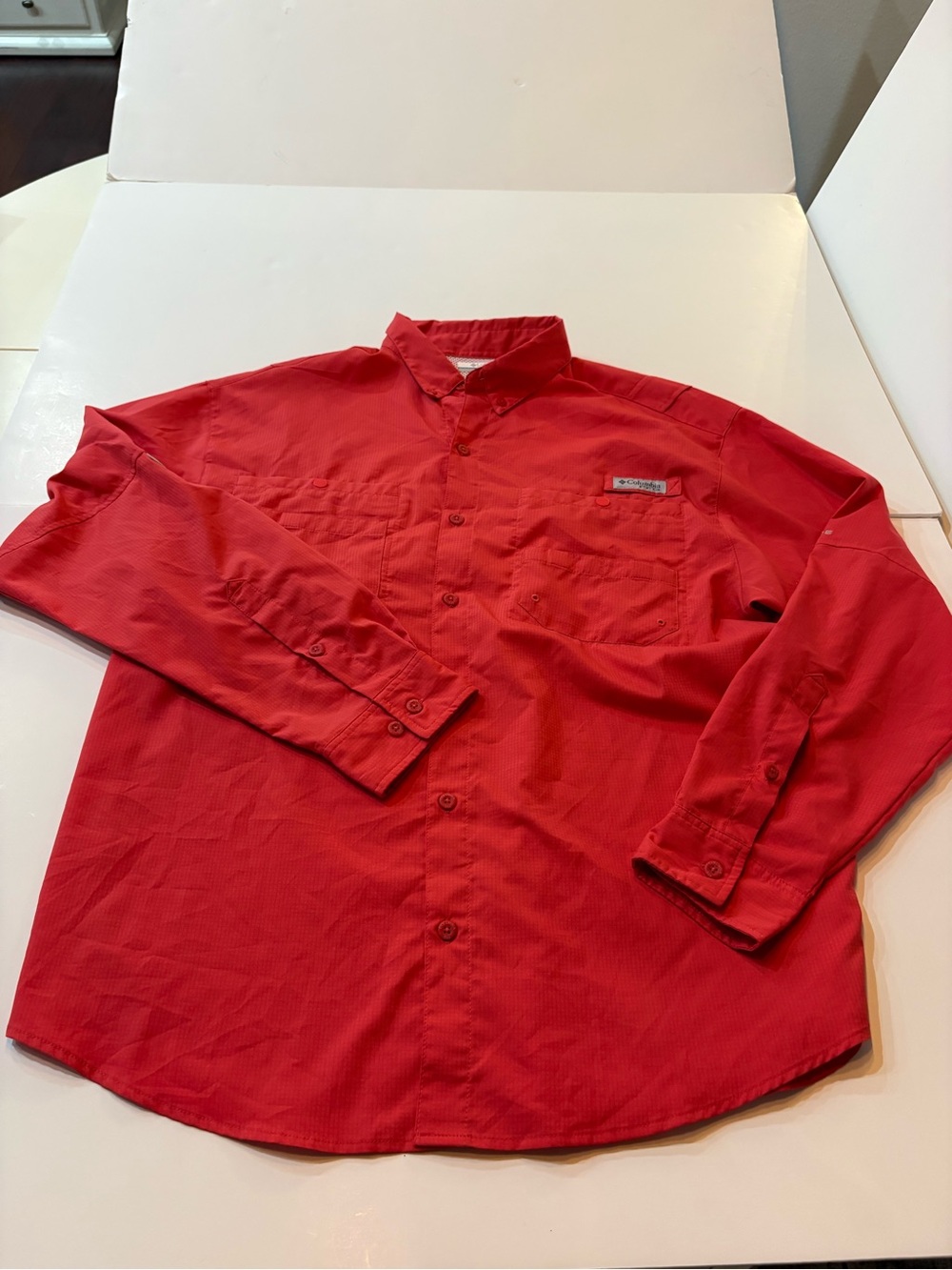 Columbia PFG Men’s Long-Sleeve Mango button-Up Fishing Shirt Size Large